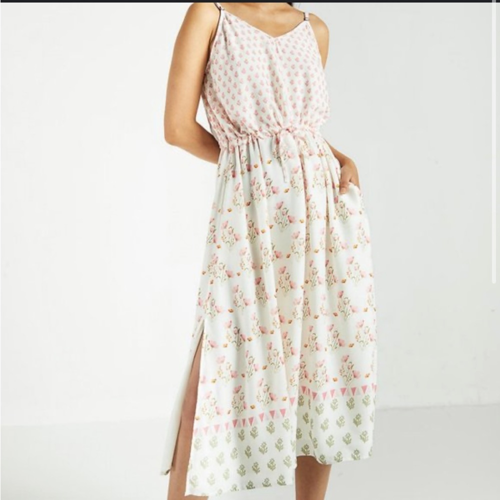 Madewell Reistor Strappy Midi Dress large